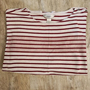 Christopher & Banks Women's size 3X top, 3/4 Length sleeves